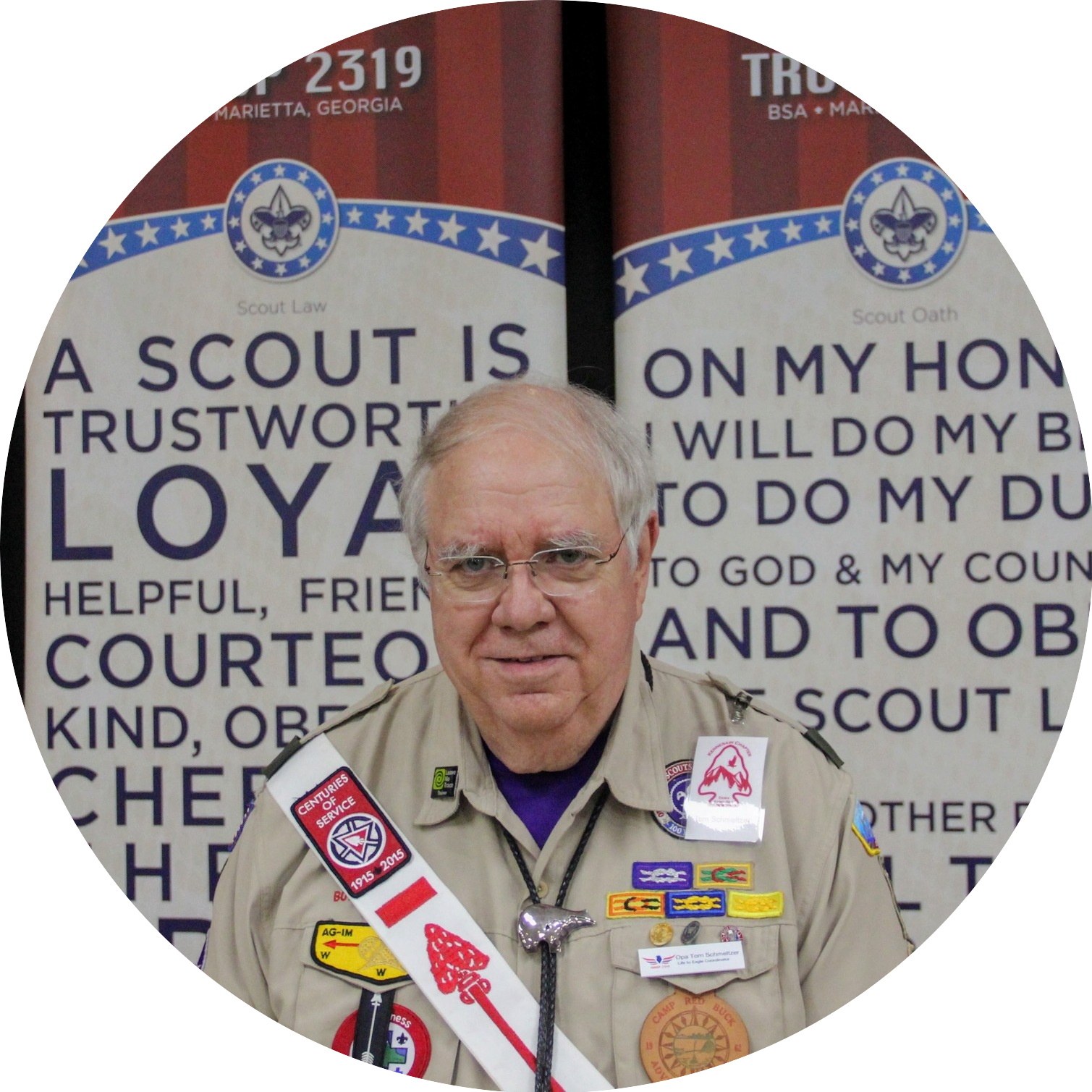 Marietta, GA - Troop 2319 Assistant Scoutmaster Tom Schmeltzer